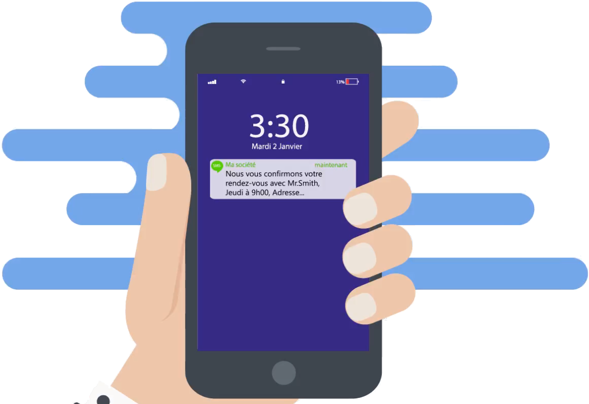 Rappels de rendez-vous par SMS